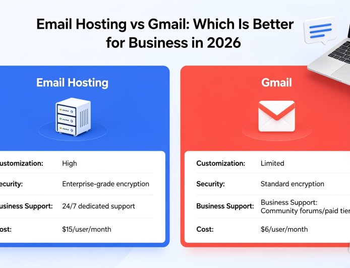 Email Hosting vs Gmail: Which Is Better for Business in 2026?