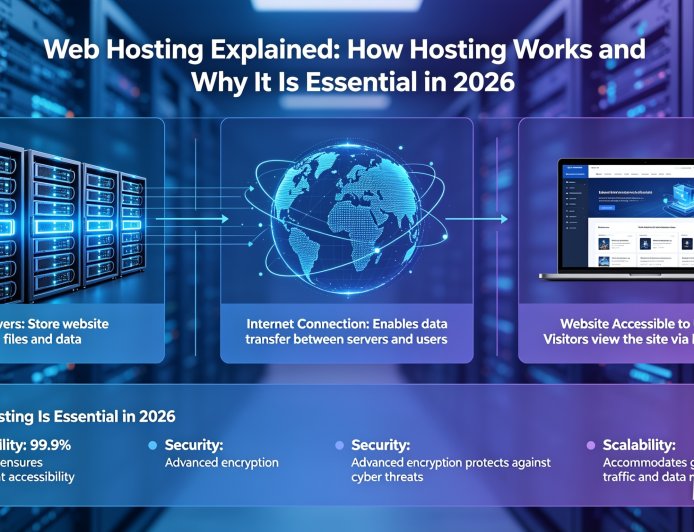 Web Hosting Explained: How Hosting Works and Why It Is Essential in 2026