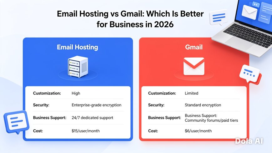 Email Hosting vs Gmail: Which Is Better for Business in 2026?